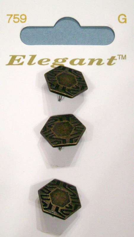  "Elegant"   16 , 3  Antique Gold .
