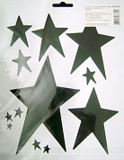 Сонет Трафарет, звезды, 25x22 см, плаcтиковый