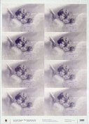 Рисовая бумага А3 "Винтажные ангелы"