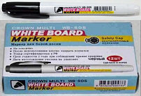 Маркер для белых доок Muti Board Slim черный пулевидный 2мм