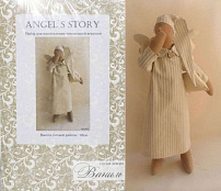 Набор для изготовления текстильной куклы 38см "Angel's Story" арт.003 Ваниль