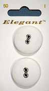  "Elegant"   3/4'' (19mm.) White .