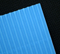 Гофрокартон в листах, А4, 300гр, №57, голубой, 25 листов/упак (Цветная бумага для творчества и декор
