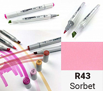 Sketchmarker (2 пера: долото и тонкое), Цвет маркера: Sorbet (Шербет), Артикул: SM-R043