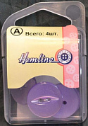 Пуговица Hemline "Basic",   30 мм, сиреневый  .