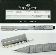 Faber-Castell Ручка капилл ECCO PIGMENT для черчения 0,3 мм-цвет черный