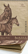 Альбом на спирали для эскизов «Арабчики», 70 - 78 г/м2, А3, 50л, на подложке, крафт