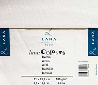 LANA Бумага для пастели «Lana Colours», 160 г/м?, 21х29,7 см, 25 л, белый