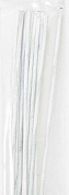 "Fiorico"   FIW-1.6   Проволока флористическая в оплётке   1.6 мм  5 х  12 шт.  40 см №02 белый