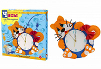 4627181221565 Набор для творчества часы "Рыжий кот"