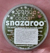 Snazaroo Краска для лица и тела 18 мл, зеленый перламутр