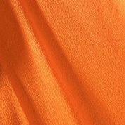 Бумага крепированная 140% растяжения 48г/м.кв 0.5*2.5м №58 Оранжевая цинния в рулоне