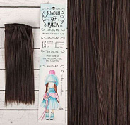 Волосы - тресс для кукол "Прямые" длина волос 15 см, ширина 100 см, цвет № 4А 2294869