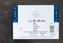 LANA Бумага для пастели «Lana Colours», 160 г/м?, 42х29,7 см, 25 л, черный