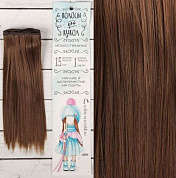 Волосы - тресс для кукол "Прямые" длина волос 15 см, ширина 100 см, цвет № 8В 2294882