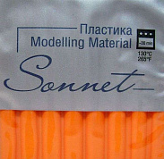 Пластика "Sonnet" , брус 56 г, оранжевый