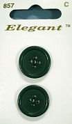 Пуговицы "Elegant"   19 мм, 2 шт Green .