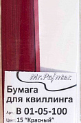 "Mr.Painter"   B 01-05-100   5 мм  325 мм  Бумага для квиллинга 15 "Красный"