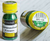 "Love2art"   Декоративные блестки   GFC-128   0.2 мм  4 х  20 г № 11 зеленый