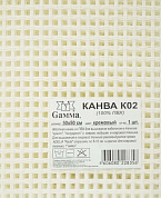 Канва K02   "Gamma"   ФАСОВКА   100 % ПВХ   50 x 50 см  5 шт кремовый