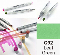Sketchmarker (2 пера: долото и тонкое), Цвет маркера: Leaf Green (Зеленый лист), Артикул: SM-G092
