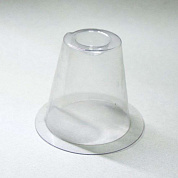 Пластиковая форма для свечей "Конус Спираль h=7 см"