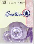 Пуговица Hemline "Basic",   22 мм, сиреневый  .
