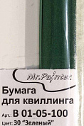 "Mr.Painter"   B 01-05-100   5 мм  325 мм  Бумага для квиллинга 30 "Зеленый"