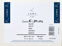LANA Бумага для пастели «Lana Colours», 160 г/м?, 42х29,7 см, 25 л, белый