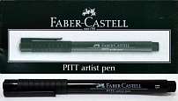 Faber-Castell Ручка-кисточка капиллярная PITT Artis Pen Brush, чёрная