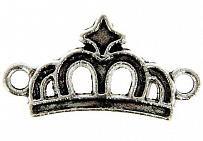 Декор металл "Корона со звездой" 1,1х2,3 см   1902044