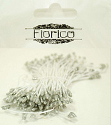 "Fiorico"   Тычинки для искусственных цветов   TIC/M-2   10 х  85 шт под серебро/ "silver"