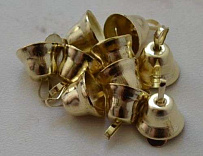 "Zlatka" Колокольчики   NL-11   11 мм  10 шт  ± 2 шт №01 под золото