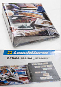 Альбом  OPTLBFMALB с 5 листами для марок. Производство "Leuchtturm", #342421