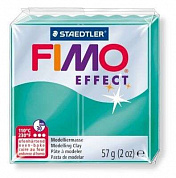 FIMO effect, 57 г, цвет: полупрозрачный зелёный, арт. 8020-504