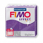 FIMO effect, 57 г, цвет: фиолетовый с блестками, арт. 8020-602