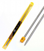 Спицы для вязания прямые Maxwell Gold, металл арт.35-45 ?4,5 мм /35 см (2 шт)