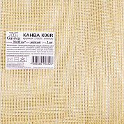 Канва K06R   "Gamma"   крупная   ФАСОВКА   100% хлопок   35 x 35 см  5 шт желтый