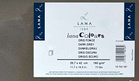 LANA Бумага для пастели «Lana Colours», 160 г/м?, 42х29,7 см, 25 л, темно-серый