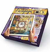 Комплект  для творчества "Decoupage clock", Часы 1, 32*32*4 см